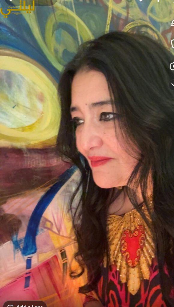 الفنانة التشكيلية السعودية شاليمار شربتلي